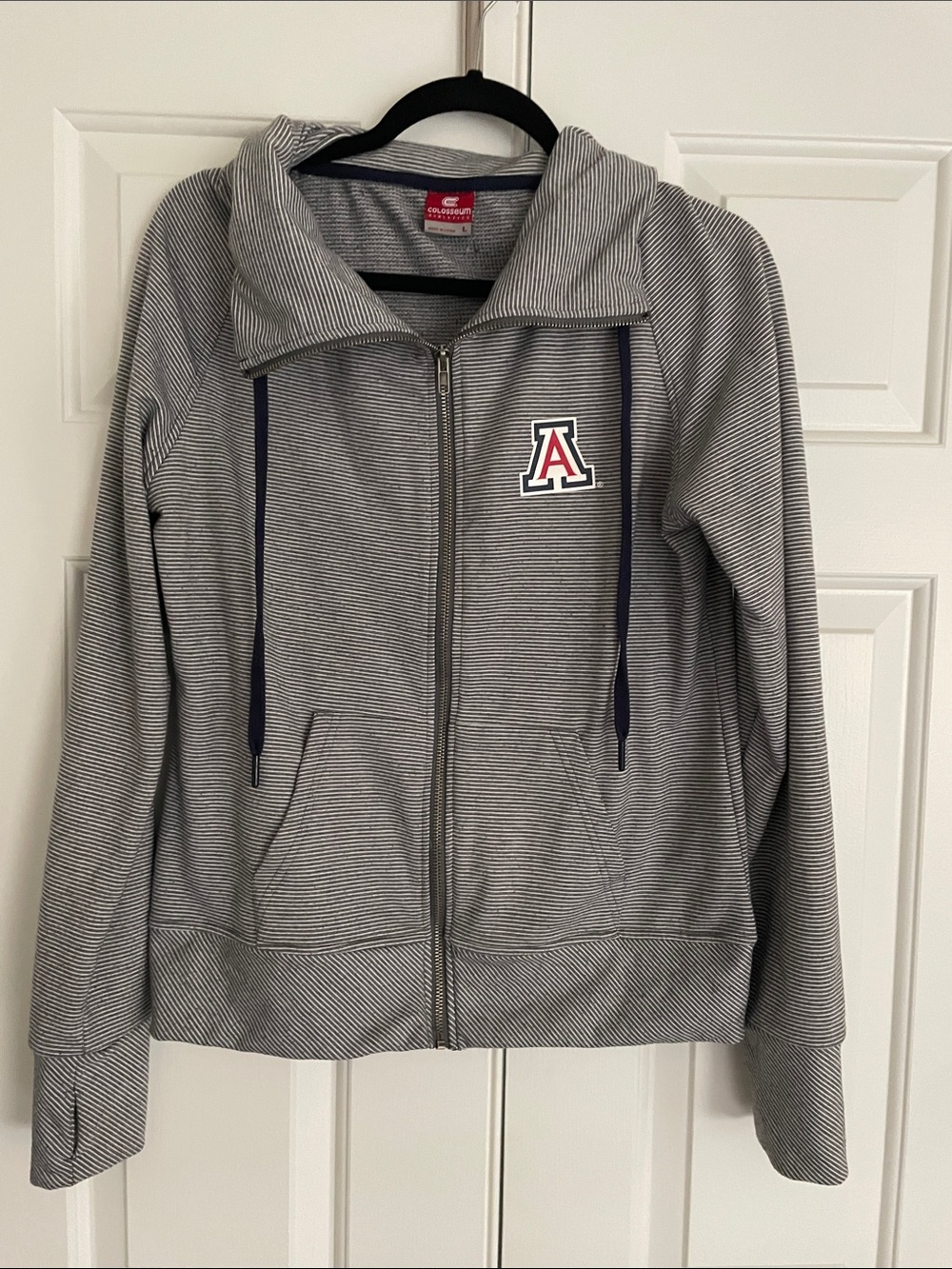 U of A zippered athletic jacket